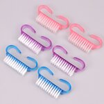 Ox Horn Manicure Brush - Manufacturer - Plastic Small Cleaning Nail Brush for Nail Art Care Makeup