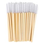 Bamboo Eyelash Brush - Manufacturer - Eco Nylon Hair Mascara Spoolies Beauty Makeup Lash Wands