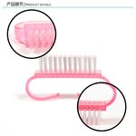 Ox Horn Manicure Brush - Manufacturer - Plastic Small Cleaning Nail Brush for Nail Art Care Makeup