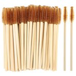 Bamboo Eyebrow Brush - Manufacturer - Disposable Handle Eyelash Mascara Wands Extension Applicator