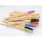 Eco Eyelash Brush - Manufacturer - Disposable One-off Mascara Spoolies 50pcs/pack OEM Factory Price