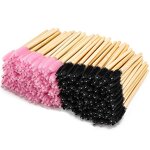 Eco Mascara Brushes - Manufacturer - Bamboo Handles Biodegradable 50pcs/bag Lash Spoolies Wholesale