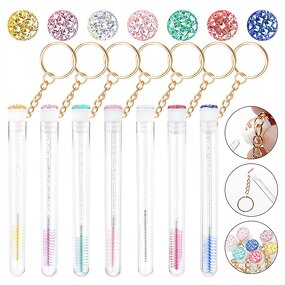 Lash Spoolies Keychain - Manufacturer - Eyelash Brush Tube Extension Brush Portable Keychain