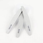 Eva Nail Files - Manufacturer - Custom Half Moon Grey Zebra 80/80 100/180 Grit Professional Nail File