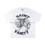 T-shirt Manufacturer - SAINTS VANITY Flame Print Oversized 100% Cotton Custom