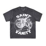T-shirt Manufacturer - SAINTS VANITY Flame Print Oversized 100% Cotton Custom