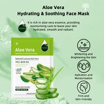 Face Mask Sheet Manufacturer - Korean Aloe Vera Vitamin C Cucumber Travel Size