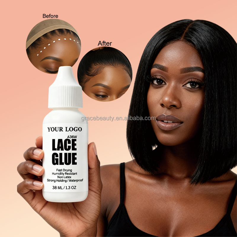 Lace Wig Adhesive Glue - Manufacturer - Waterproof Sweatproof Flawless Hold for Frontals Closure