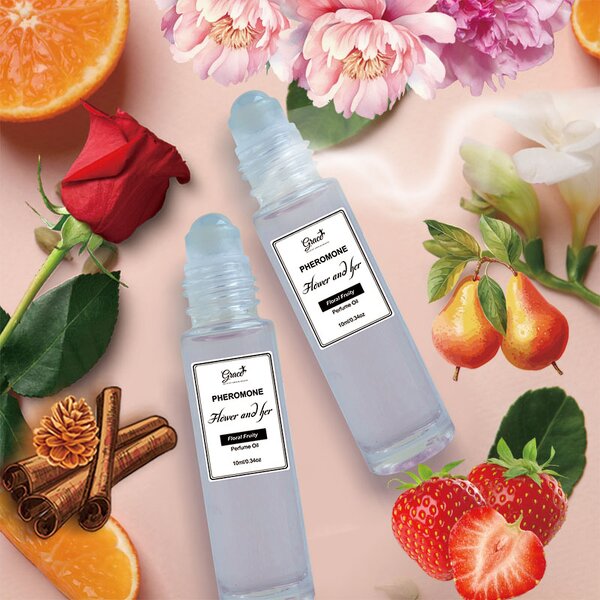 Roll-on Pheromone Perfume Oil - Manufacturer - Custom Non-alcholic Pear Strawberry Black Currant Peony