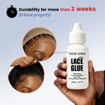 Lace Wig Adhesive Glue - Manufacturer - Waterproof Sweatproof Flawless Hold for Frontals Closure