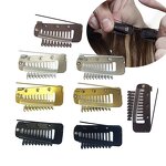 Steel Wig Clip - Manufacturer - Wholesale 10 Teeth Blunt Pointed Cuspidal Needle Hair Pins With Combs