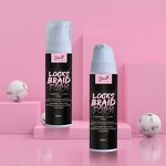 Locks Braid Foam Mousse - Manufacturer - No Frizz Fraying Long Lasting Style Shine Cream Type