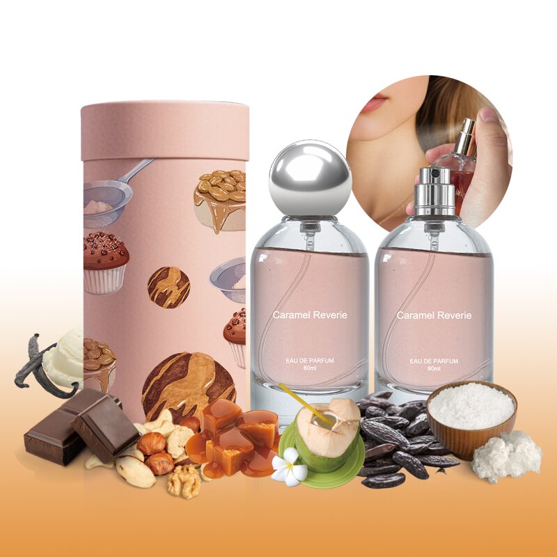 Women's Eau De Parfum Spray - Manufacturer - Luxury 80ml Sweet Caramel Gourmand Aroma Fragrance