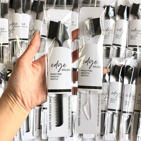 Baby Hair Edge Brush - Manufacturer - Custom Double Sided Eyebrow Rat Tail Comb Hair Styling Tools