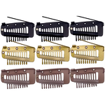 Steel Wig Clip - Manufacturer - Wholesale 10 Teeth Blunt Pointed Cuspidal Needle Hair Pins With Combs