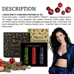 Pheromone Roller Perfume Kit - Manufacturer - 3in1 Fruity Floral Amber Christmas Gift Roll-on