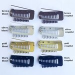 Steel Wig Clip - Manufacturer - Wholesale 10 Teeth Blunt Pointed Cuspidal Needle Hair Pins With Combs
