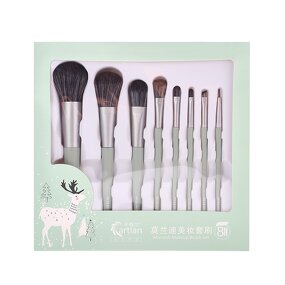 Makeup Brushes Set Manufacturer - KARTLAN Silver Luxury 9 Pieces Synthetic Vegan