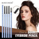 Eyebrow Pencil Manufacturer - Maycheer Double Head Long Lasting Waterproof 2 in 1