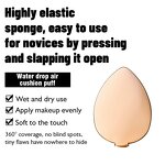 Makeup Sponge Manufacturer - ASHAN MEIKO Water Drop Air Cushion Puff Beauty Tool
