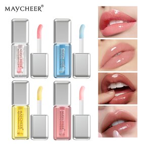 Lip Oil Manufacturer - Maycheer Hot Selling 2g Non Sticky Hydrating Cherry Glossy
