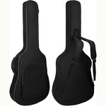 Guitar Gig Bag - Manufacturer - Free Sample Thick Padding Waterproof Adjustable Strap Black Back Hanger