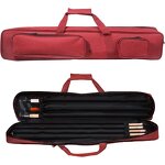 Billiard Cue Case - Manufacturer - Free Sample Custom Logo Waterproof 1 Butt 2 Shafts 3 Holes
