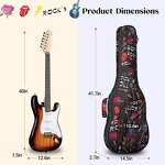 Acoustic Guitar Gig Bag - Manufacturer - Free Sample Waterproof OEM Reinforced Padded Bass Guitar Case