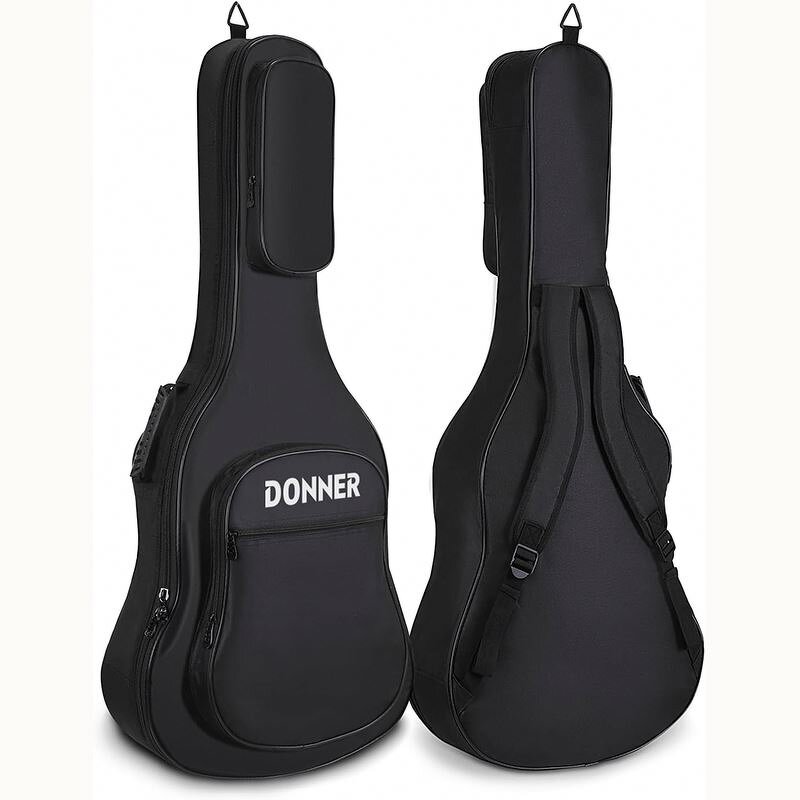 Guitar Gig Bag - Manufacturer - Free Sample Thick Padding Waterproof Adjustable Strap Black Back Hanger