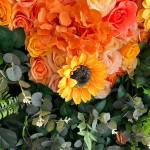 Artificial Flower Wall Manufacturer Mixed Color Custom OEM Services
