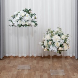 White Flower Ball Factory Route Sign Decoration