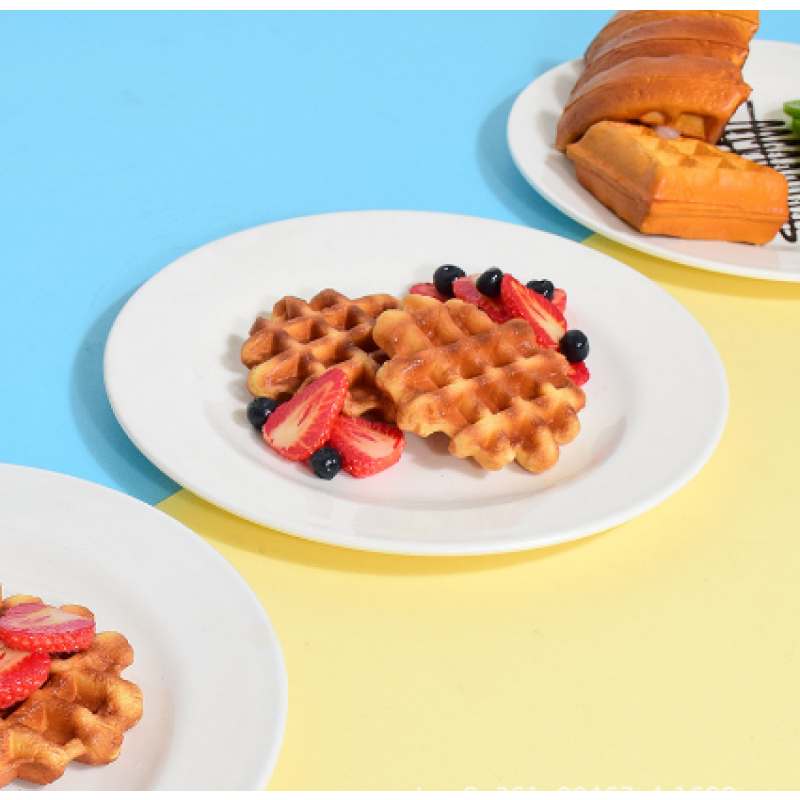 Western Cuisine Model Factory Pretzel Dough Toast Dessert Models