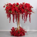Red Ferris Wheel Flower Factory Event Decoration