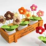 Mini Potted Flower Factory Handmade Decoration