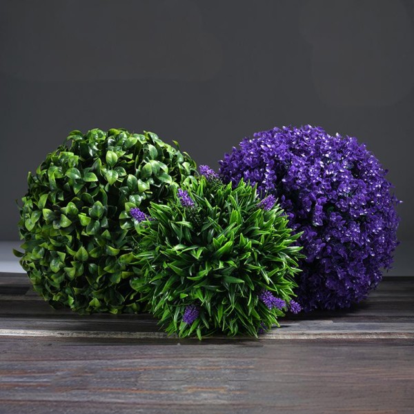 Apple Leaf Grass Ball Manufacturer Flower Decor