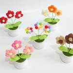 Mini Potted Flower Factory Handmade Decoration