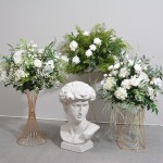 Hydrangea Rose Ball Factory Table Setting