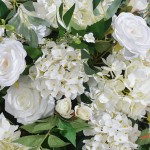 Hydrangea Rose Ball Factory Table Setting