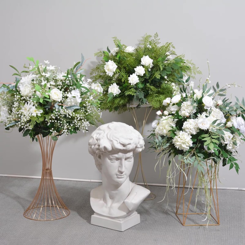 Hydrangea Rose Ball Factory Table Setting