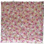 Source Factory Custom Pink Artificial Flower Wall OEM Wedding Photography Props