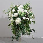 Hydrangea Rose Ball Factory Table Setting