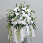 Green Plant Rose Ball Factory Shelf Decoration