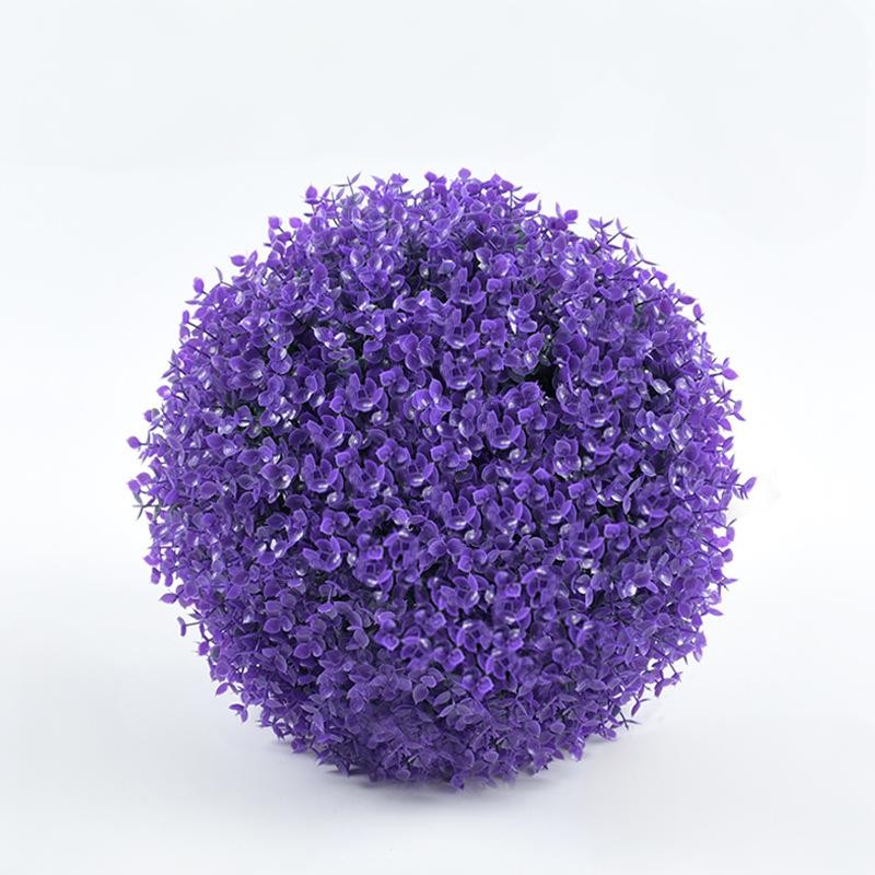 Violet Grass Ball Factory Hanging Decor