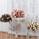 Rose Ball Wedding Sign Factory Exhibition
