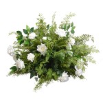 Hydrangea Rose Ball Factory Table Setting