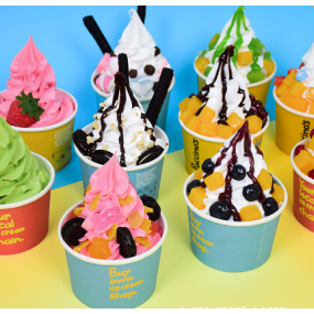Paper Cup Ice Cream Model Manufacturer Faux Dessert Display