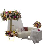 Farmhouse Ferris Wheel Manufacturer Arch Backdrop
