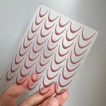 3D Nail Art Stickers - Manufacturer - Neiss Luxury Self-Adhesive Four-Pointed Star Decals Manicure Wholesale