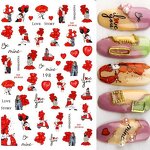 3D Gel Nail Stickers - Manufacturer - Neiss Fashionable Heart-Shaped Popular Special Design Nail Decoration