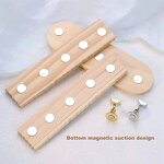 Magnetic Nail Practice Stand - Manufacturer - Wooden Nail Holder Finger Stand for Press on Nail